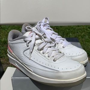 Air Jordan 2 Retro Low “Real Pink”. Used. Sz 8W/7Y
